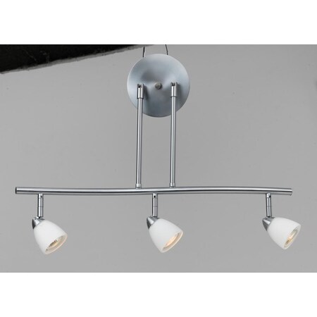 Cal Lighting 3 Lights Serpentine Light 120V Gu-10 50W Each Bulbs Included SL-954-3-BS/LAS
